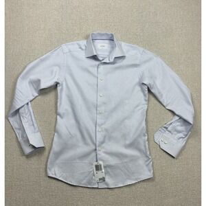 Eton Mens Long sleeve button up slim fit dress shirt size 15